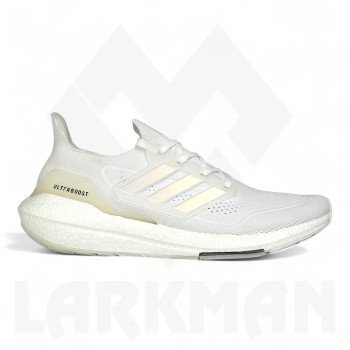 Adidas Ultra Boost 21 White Iridescent Cage