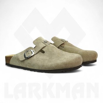 Birkenstock Boston Soft Footbed Suede Leather - Mink