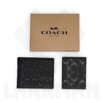 Coach New York Bi-Fold Wallet & Card Holder  (1:1)