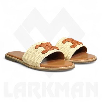 Celine Triomphe Flat Slippers