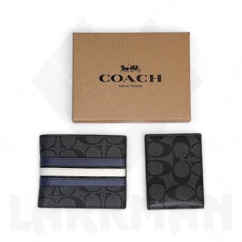 Coach New York Bi-Fold Wallet & Card Holder  (1:1)